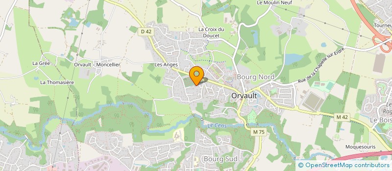 localisation de l'entreprise MONSIEUR ERIC BERGONZOLI à ORVAULT