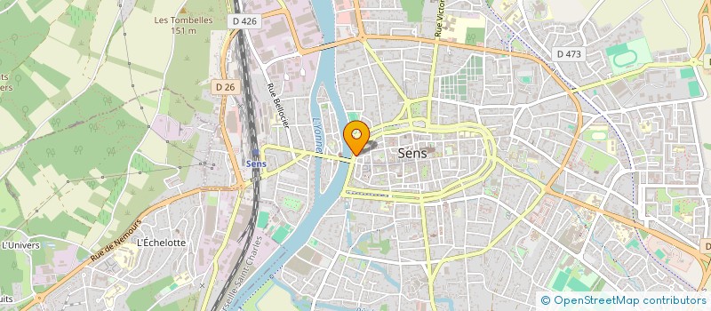 localisation de l'entreprise MONSIEUR ERIC BERNARD à SENS