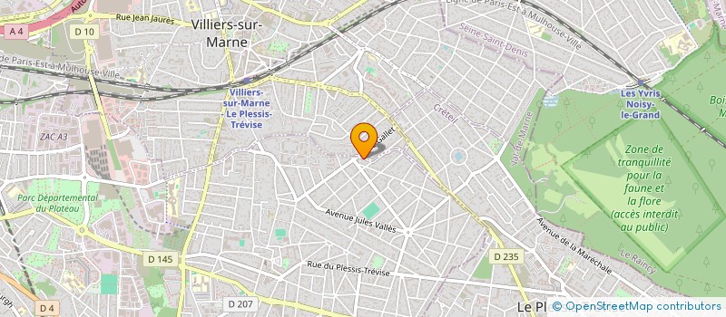 localisation de l'entreprise MONSIEUR ERIC BERNARD à CHAMPIGNY-SUR-MARNE