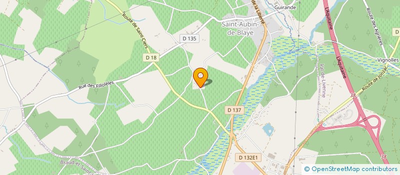 localisation de l'entreprise MONSIEUR ERIC BERNARD  SAINT-AUBIN-DE-BLAYE