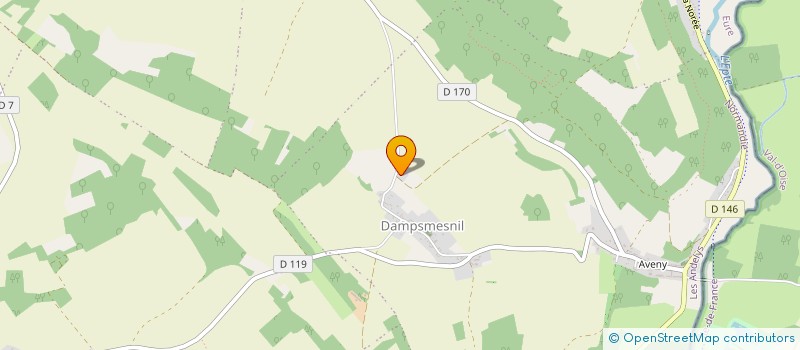 localisation de l'entreprise MONSIEUR ERIC BERNARD  VEXIN-SUR-EPTE