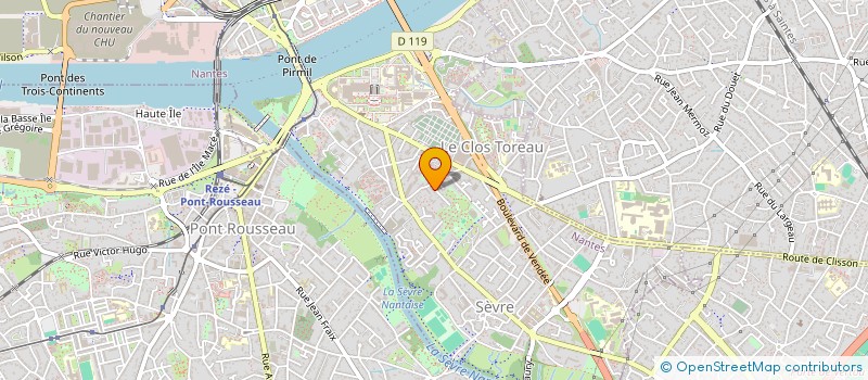 localisation de l'entreprise MONSIEUR ERIC BERNARDEAU à NANTES