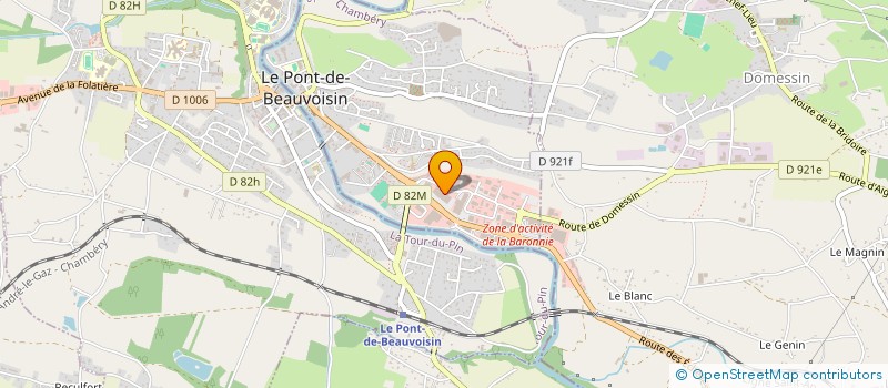 localisation de l'entreprise MONSIEUR ERIC BERNERD  LE PONT-DE-BEAUVOISIN