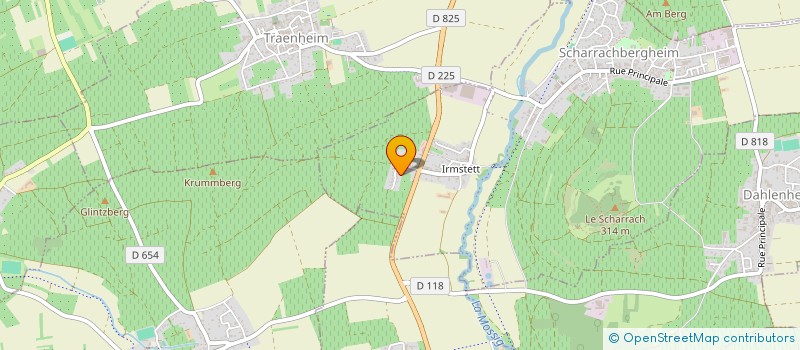 localisation de l'entreprise MONSIEUR ERIC BERNHARDT  HOHENGFT