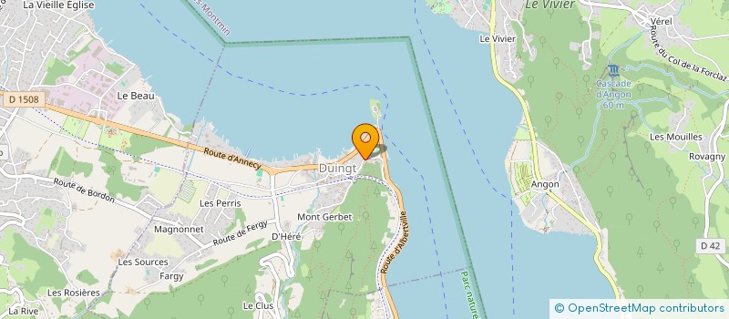 localisation de l'entreprise MONSIEUR ERIC BERNHARDT  DUINGT