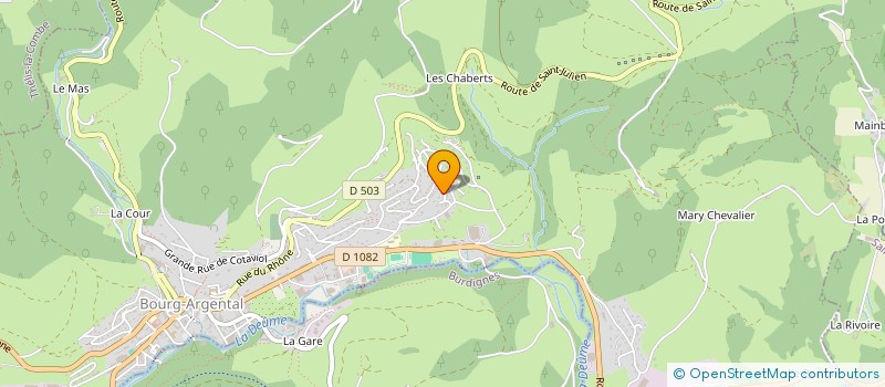 localisation de l'entreprise MONSIEUR ERIC BERNINI  BOURG-ARGENTAL