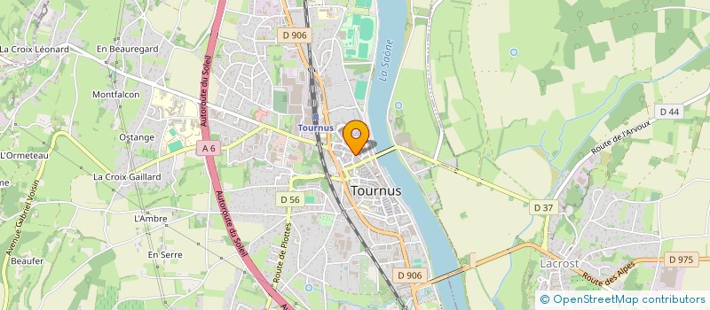 localisation de l'entreprise MONSIEUR ERIC BERRAUD à TOURNUS