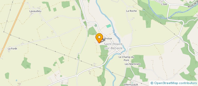 localisation de l'entreprise MONSIEUR ERIC BERROYER à SAINT-HILAIRE-SUR-BENAIZE