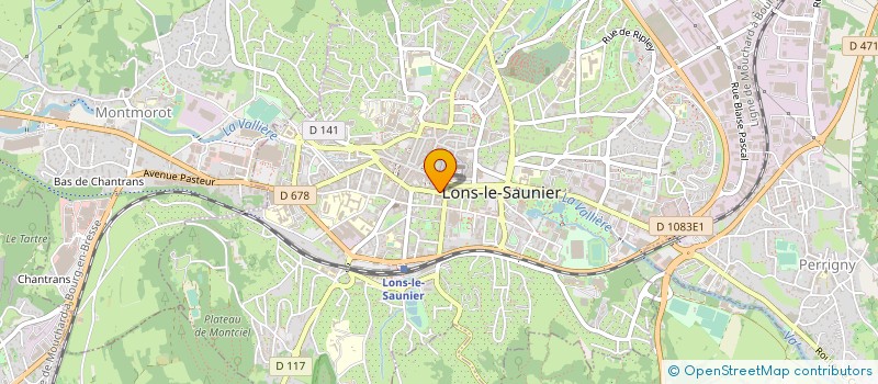 localisation de l'entreprise MONSIEUR ERIC BERTHAUD à LONS-LE-SAUNIER