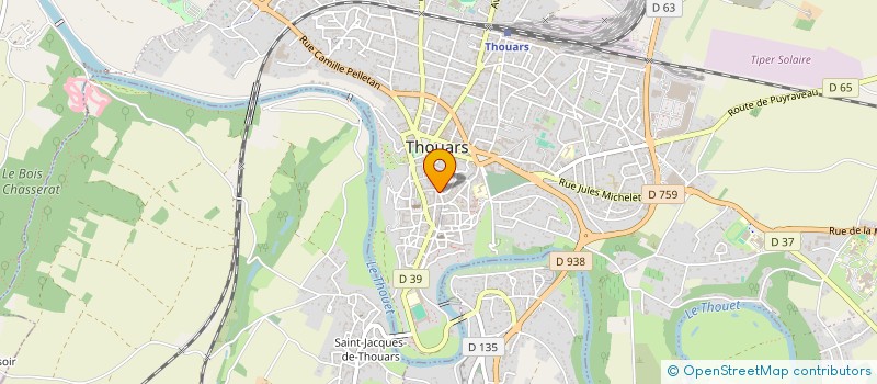 localisation de l'entreprise MONSIEUR ERIC BERTHELOT à THOUARS