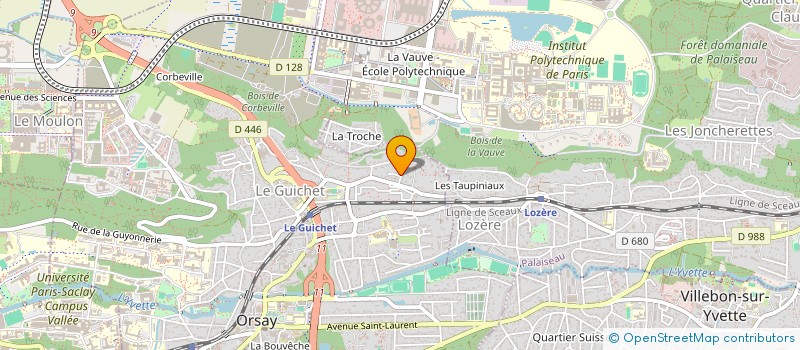 localisation de l'entreprise MONSIEUR ERIC BERTHELOT à ORSAY