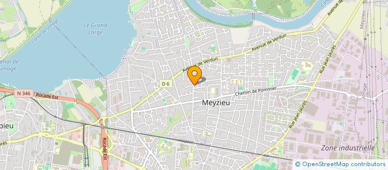 localisation de l'entreprise MONSIEUR ERIC BERTHET  MEYZIEU