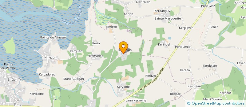 localisation de l'entreprise MONSIEUR ERIC BERTHIC  BELZ