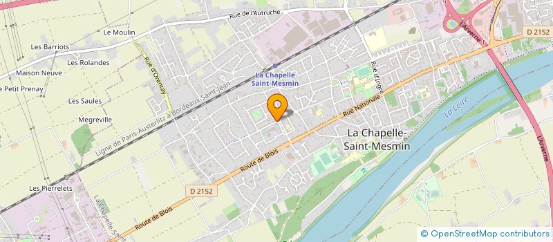 localisation de l'entreprise MONSIEUR ERIC BERTHIER à LA CHAPELLE-SAINT-MESMIN