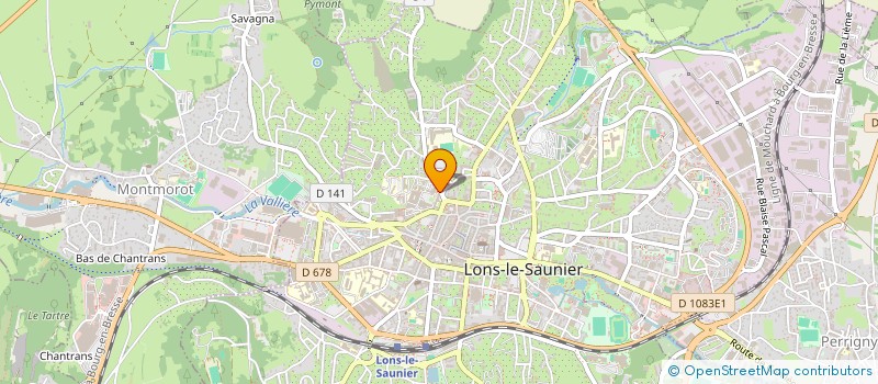 localisation de l'entreprise MONSIEUR ERIC BERTHIER à LONS-LE-SAUNIER