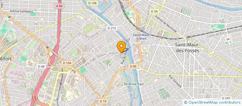 localisation de l'entreprise MONSIEUR ERIC BERTHOULOUX  CRETEIL