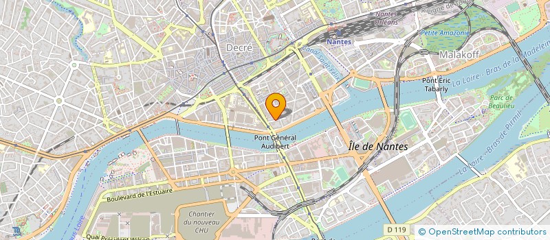 localisation de l'entreprise MONSIEUR ERIC BERTIER à NANTES
