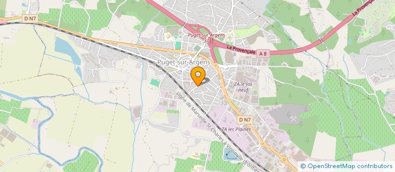 localisation de l'entreprise MONSIEUR ERIC BERTOT à PUGET-SUR-ARGENS