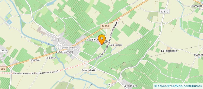 localisation de l'entreprise MONSIEUR ERIC BESNARD à DOUE-EN-ANJOU