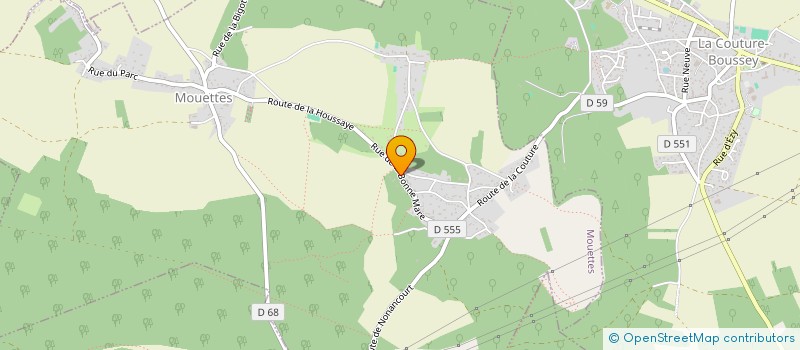 localisation de l'entreprise MONSIEUR ERIC BETON  MOUETTES