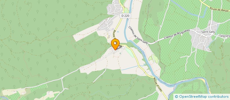 localisation de l'entreprise MONSIEUR ERIC BEUGNET  GOUDARGUES