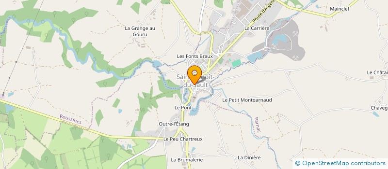 localisation de l'entreprise MONSIEUR ERIC BEUNAICHE à LA CHATRE-LANGLIN