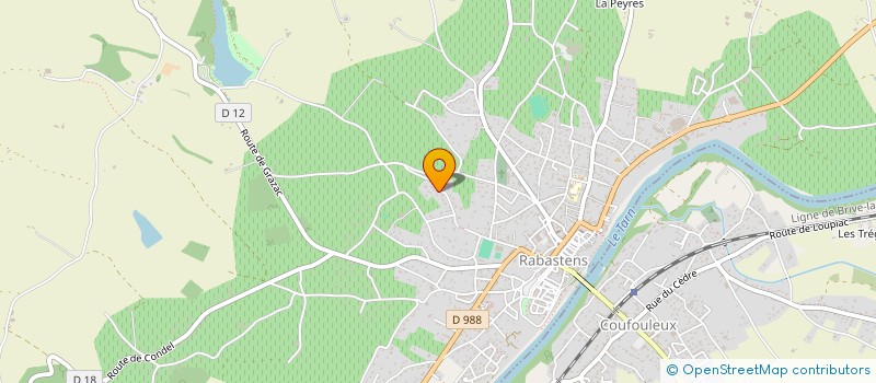 localisation de l'entreprise MONSIEUR ERIC BEURARD à RABASTENS