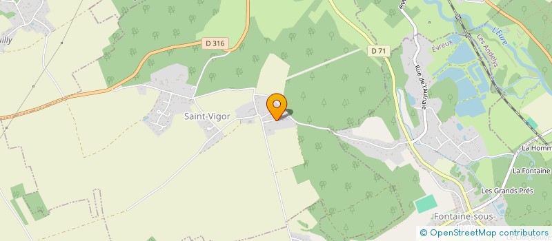 localisation de l'entreprise MONSIEUR ERIC BEUZERON  SAINT-VIGOR