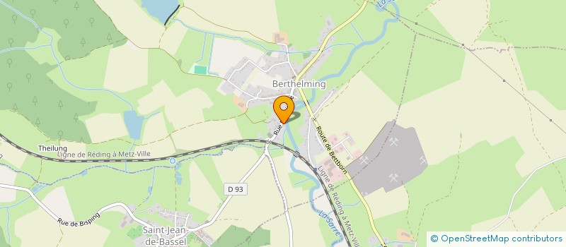 localisation de l'entreprise MONSIEUR ERIC BEYER  BERTHELMING