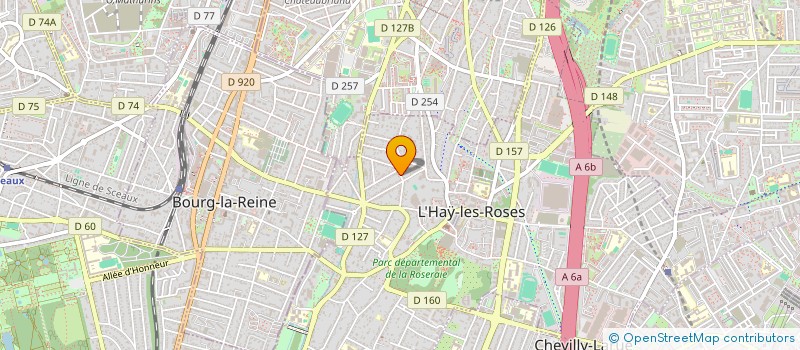 localisation de l'entreprise MONSIEUR ERIC BEZANCON  L'HAY-LES-ROSES