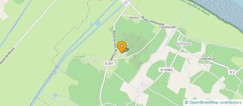 localisation de l'entreprise MONSIEUR ERIC BEZIADE  VALEYRAC