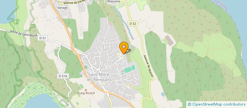 localisation de l'entreprise MONSIEUR ERIC BIARD  SAINT-MITRE-LES-REMPARTS