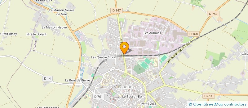 localisation de l'entreprise MONSIEUR ERIC BIARD à LOUDUN