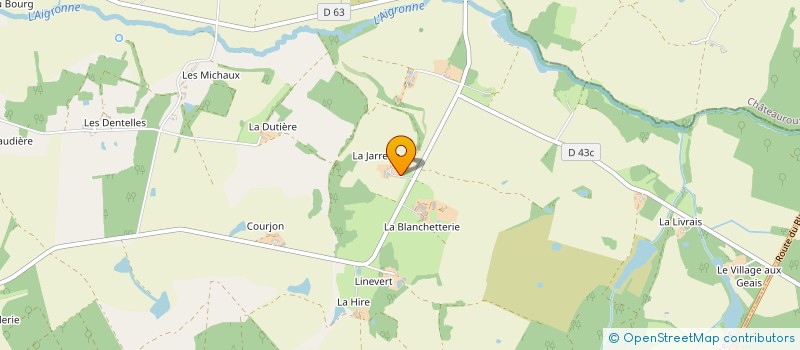 localisation de l'entreprise MONSIEUR ERIC BIDAULT à SAINT-MICHEL-EN-BRENNE