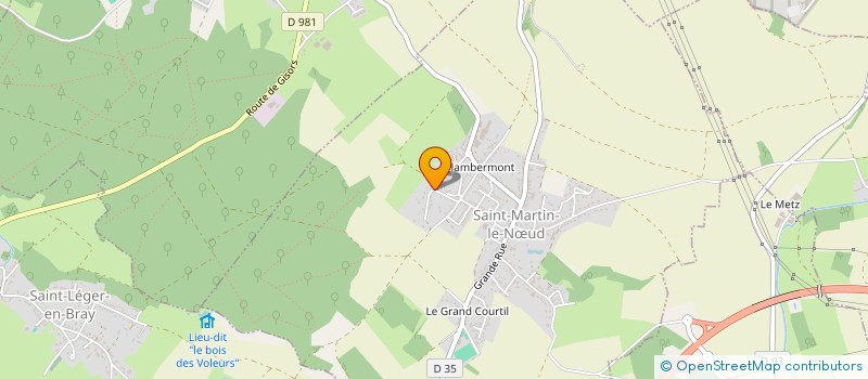 localisation de l'entreprise MONSIEUR ERIC BIDAULT  SAINT-MARTIN-LE-NUD