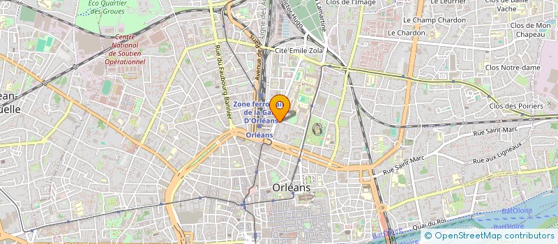 localisation de l'entreprise MONSIEUR ERIC BIDIVILLE  ORLEANS