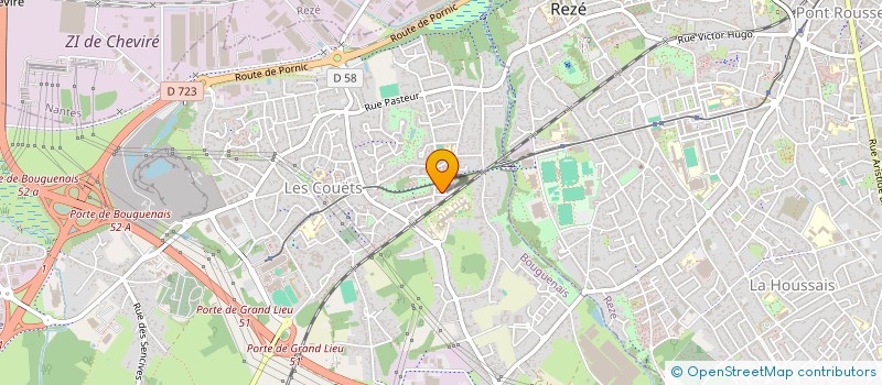 localisation de l'entreprise MONSIEUR ERIC BIENVENU  BOUGUENAIS