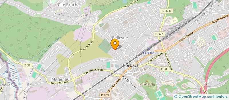 localisation de l'entreprise MONSIEUR ERIC BIERMANN  FORBACH