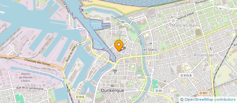 localisation de l'entreprise MONSIEUR ERIC BIGNARD à DUNKERQUE