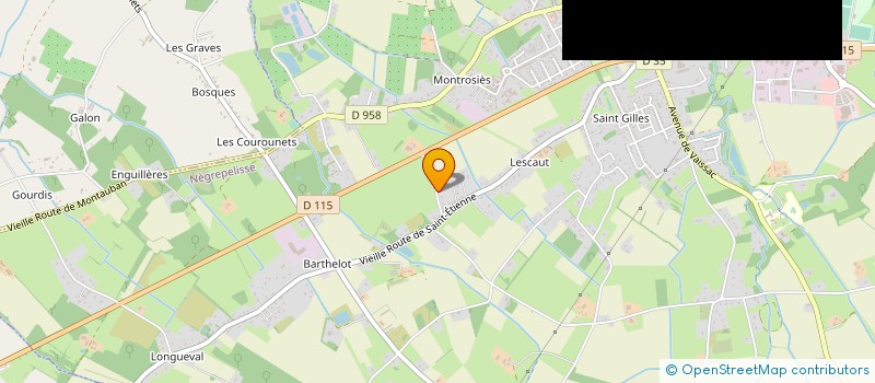 localisation de l'entreprise MONSIEUR ERIC BITAILLOU  NEGREPELISSE