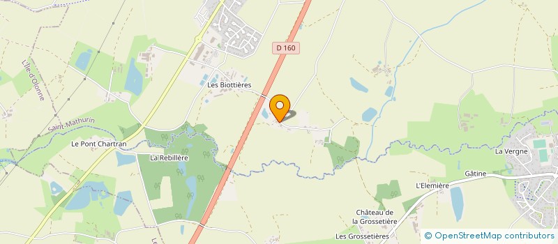 localisation de l'entreprise MONSIEUR ERIC BITAUD  SAINT-MATHURIN