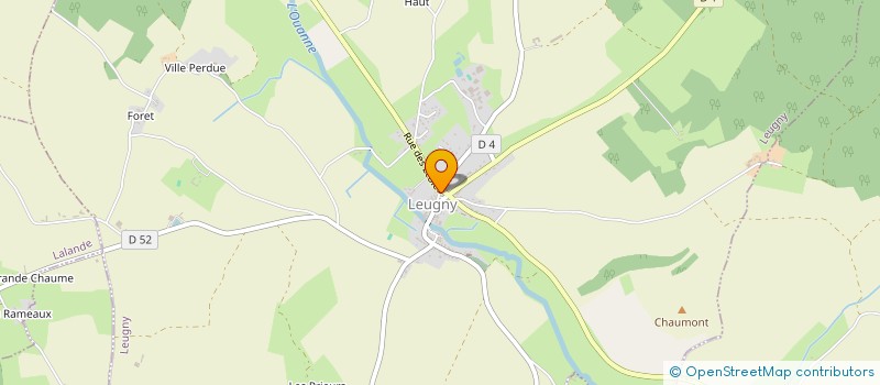 localisation de l'entreprise MONSIEUR ERIC BIZIEN  LEUGNY