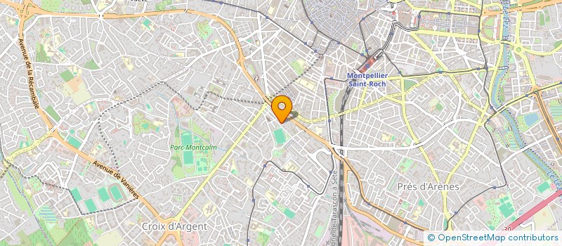 localisation de l'entreprise MONSIEUR ERIC BLANC à MONTPELLIER