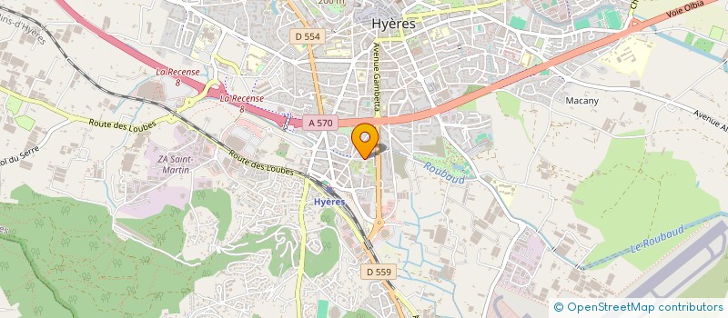 localisation de l'entreprise MONSIEUR ERIC BLANCHARD à HYERES