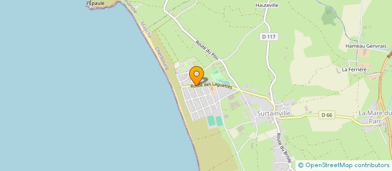 localisation de l'entreprise MONSIEUR ERIC BLANCHEMAIN  SURTAINVILLE