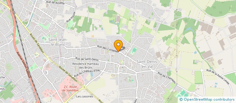localisation de l'entreprise MONSIEUR ERIC BLANCHET à SAINT-DENIS-EN-VAL
