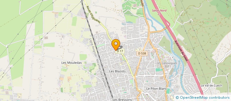 localisation de l'entreprise MONSIEUR ERIC BLANCO  SALON-DE-PROVENCE