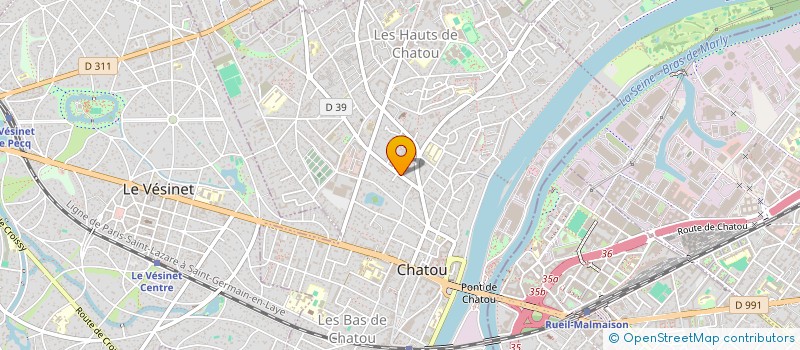 localisation de l'entreprise MONSIEUR ERIC BLANDIN  CHATOU