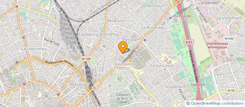 localisation de l'entreprise MONSIEUR ERIC BLANDINIERES à TOULOUSE