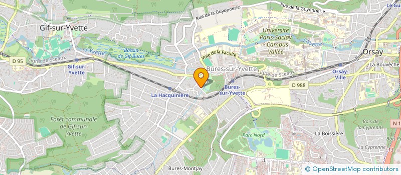 localisation de l'entreprise MONSIEUR ERIC BLAUDEZ  BURES-SUR-YVETTE